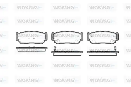 накладки WOKING P11633.02