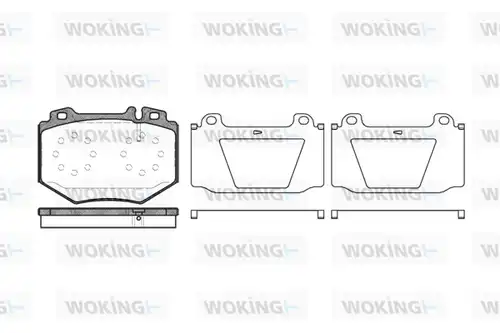 накладки WOKING P11653.00