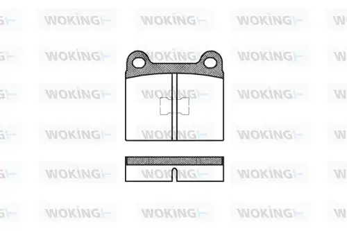 накладки WOKING P1173.00