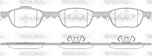 накладки WOKING P11823.00