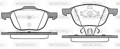 накладки WOKING P11823.30