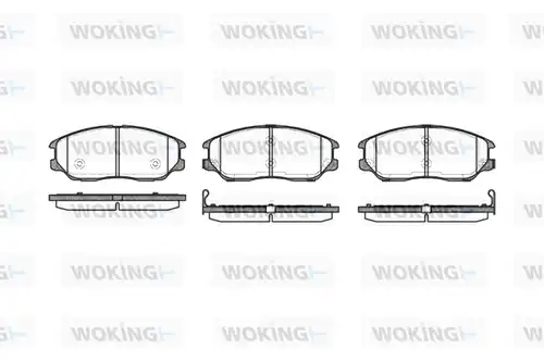 накладки WOKING P11853.02