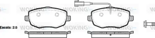 накладки WOKING P11993.01