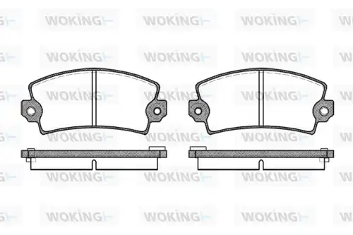 накладки WOKING P1213.06