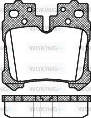 накладки WOKING P12213.00