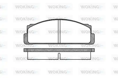 накладки WOKING P1223.00