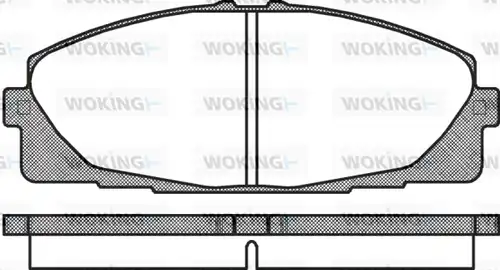 накладки WOKING P12253.00