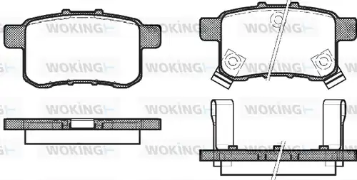 накладки WOKING P12323.02