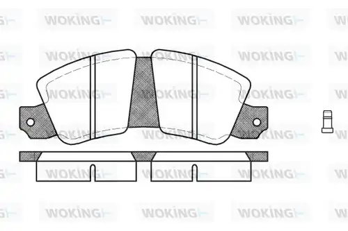 накладки WOKING P1233.02