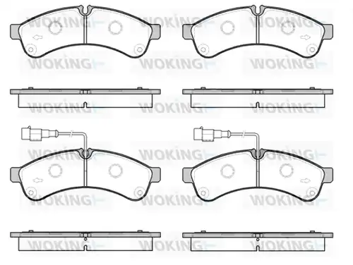 накладки WOKING P12393.00