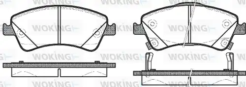 накладки WOKING P12413.12