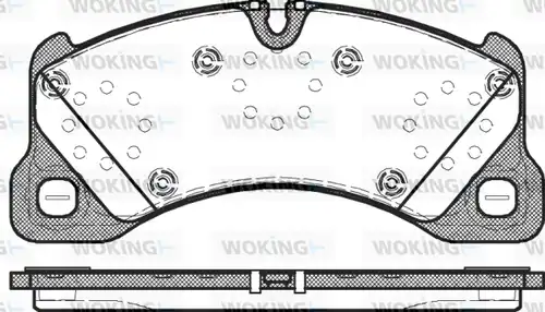 накладки WOKING P12453.00