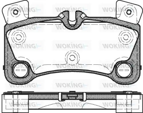 накладки WOKING P12463.00