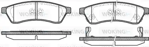 накладки WOKING P12493.02