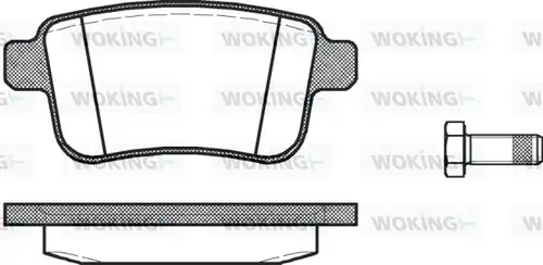 накладки WOKING P12523.00