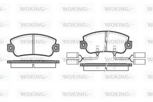 накладки WOKING P1253.22