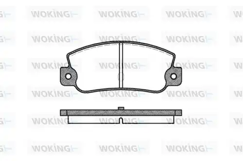 накладки WOKING P1253.30