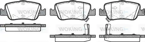 накладки WOKING P12563.02