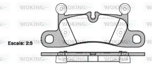 накладки WOKING P12793.10