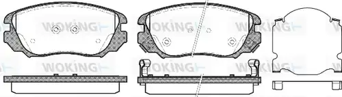 накладки WOKING P12853.02