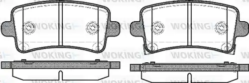 накладки WOKING P12883.04