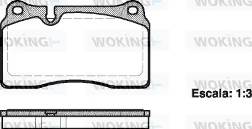 накладки WOKING P13003.00