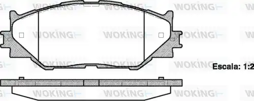 накладки WOKING P13013.00