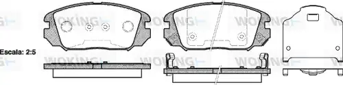 накладки WOKING P13043.02