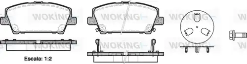 накладки WOKING P13053.02