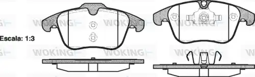 накладки WOKING P13193.00