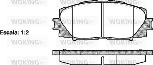 накладки WOKING P13243.00