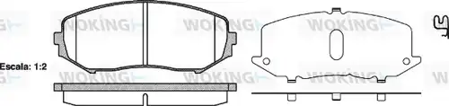 накладки WOKING P13253.02