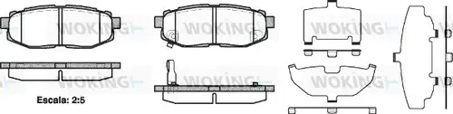 накладки WOKING P13283.01