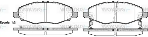 накладки WOKING P13353.02