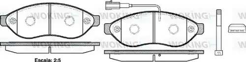 накладки WOKING P13373.01