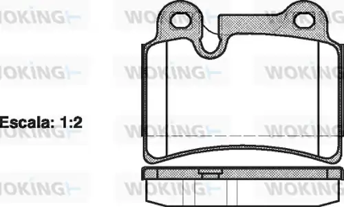 накладки WOKING P13403.00