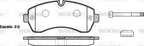 накладки WOKING P13433.00