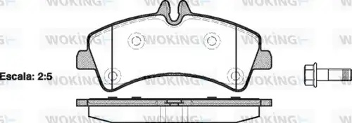 накладки WOKING P13473.00