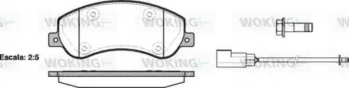 накладки WOKING P13503.02