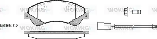 накладки WOKING P13513.02