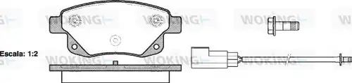 накладки WOKING P13523.02