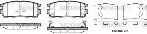 накладки WOKING P13603.12