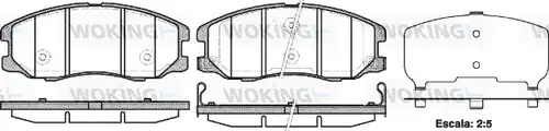 накладки WOKING P13613.12