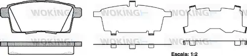 накладки WOKING P13683.00