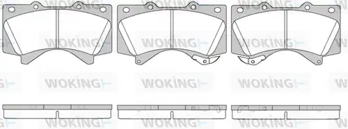 накладки WOKING P13713.02