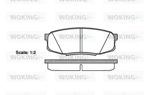 накладки WOKING P13723.00