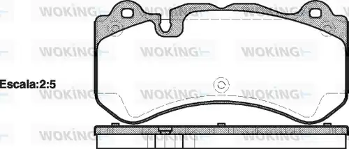 накладки WOKING P13793.00