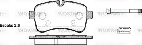 накладки WOKING P13823.00