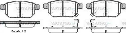 накладки WOKING P13863.02