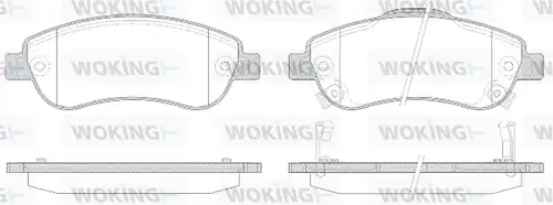 накладки WOKING P13893.02